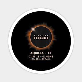 Total Solar Eclipse 2024 Totality 04.08.24 Texas Tx Magnet